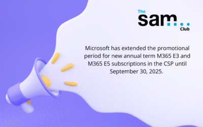 Microsoft extend promo period for Microsoft E3 and E5 to September 2025.
