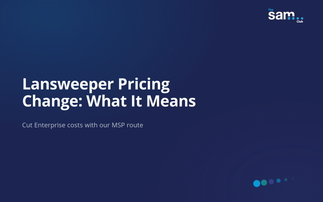 Lansweeper pricing change