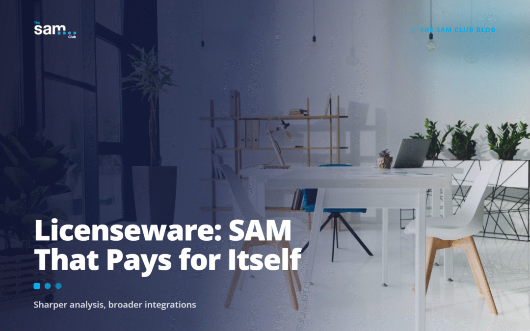 Licenseware SAM that pays for itself