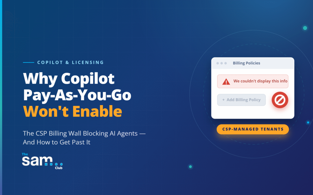 Why Can’t We Enable Copilot Pay-As-You-Go for AI Agents?