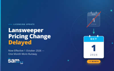 Lansweeper Pricing Change: Now Effective 1 October 2026