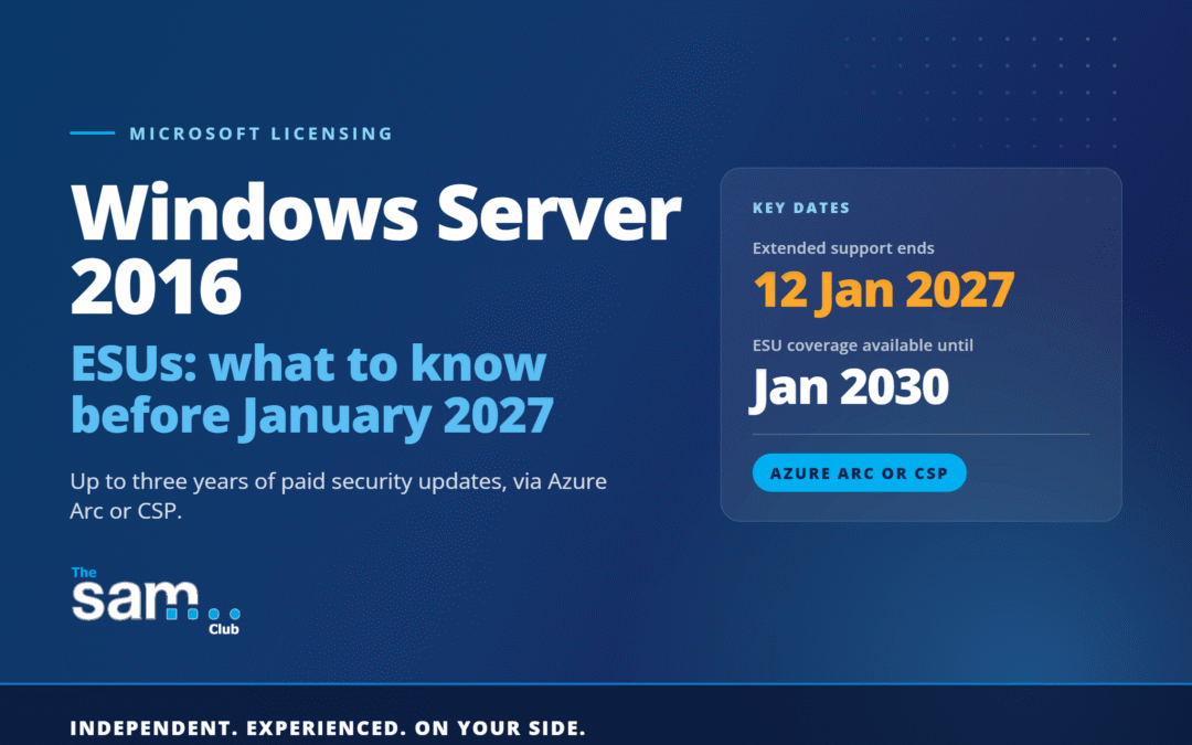 Windows Server 2016 Extended Security Updates